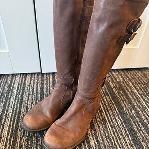 Born Brown Over the Knee Boots
